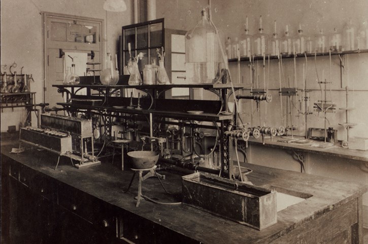 Arkivfoto af laboratorium til insulinproduktion